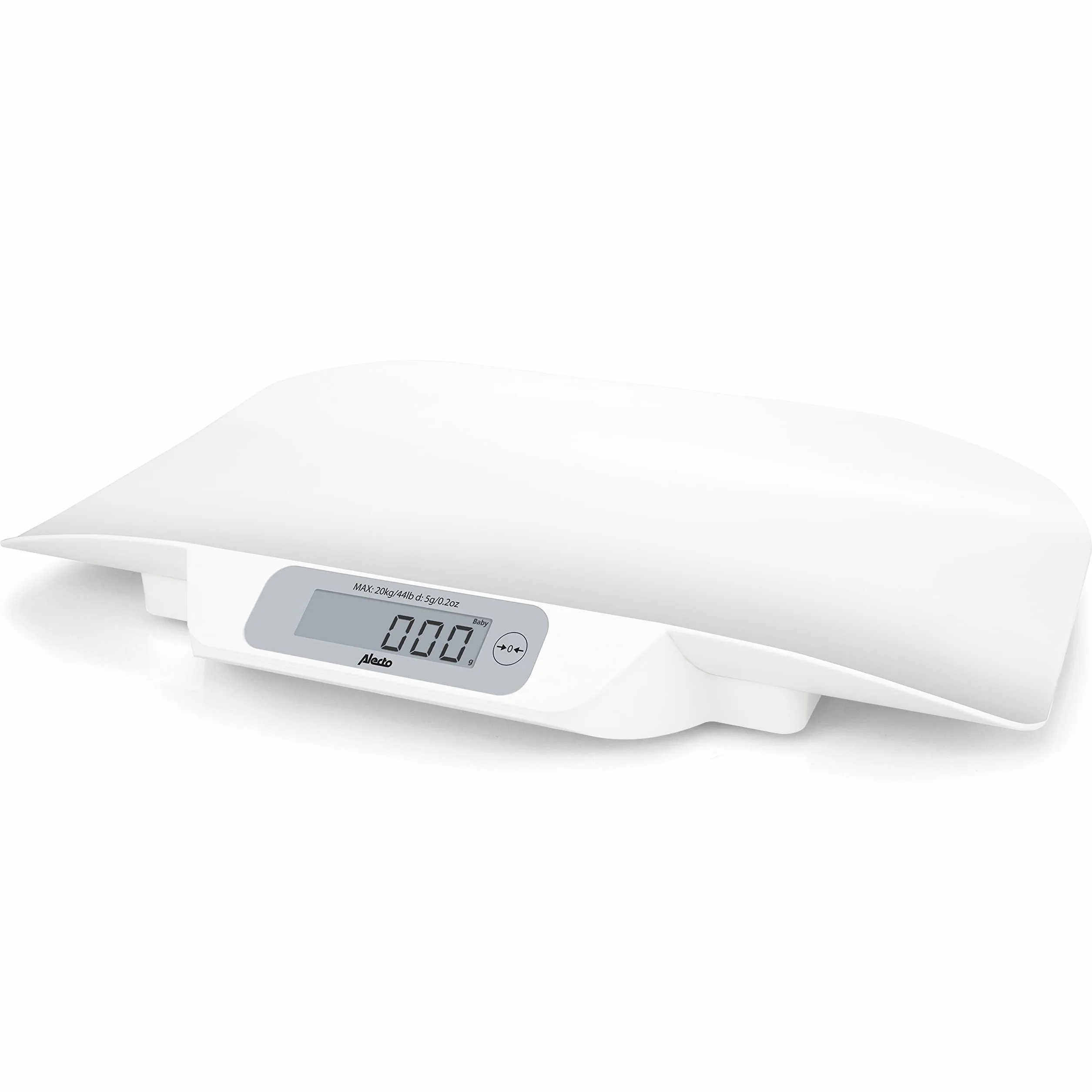 Alecto BC30 Báscula para Bebés con Sistema de Estabilización Blanco