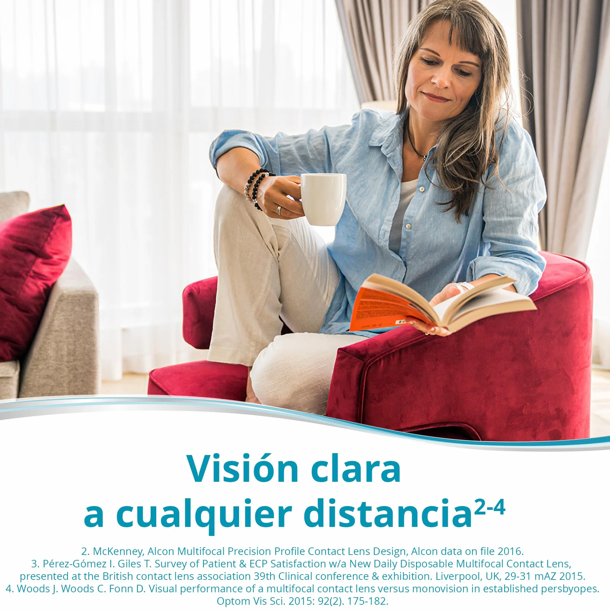 Dailies AquaComfort Plus Multifocal Lentes de contacto progresivas reemplazo diario Pack 30 R 8.7 mm D 14.0 mm adición alta +1.5 Diopt