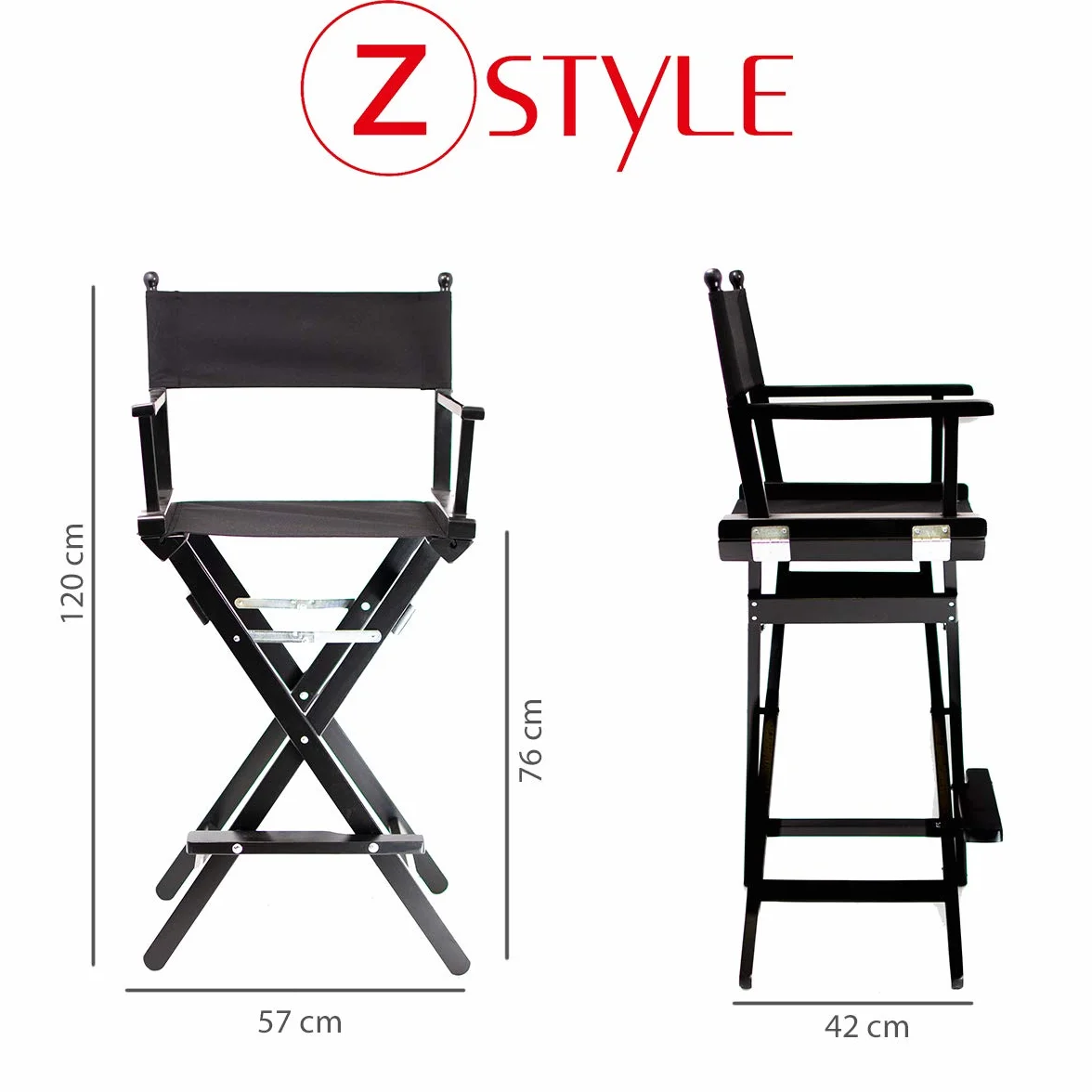 ZStyle Silla de Maquillaje Director Taburete Diseño de Uñas