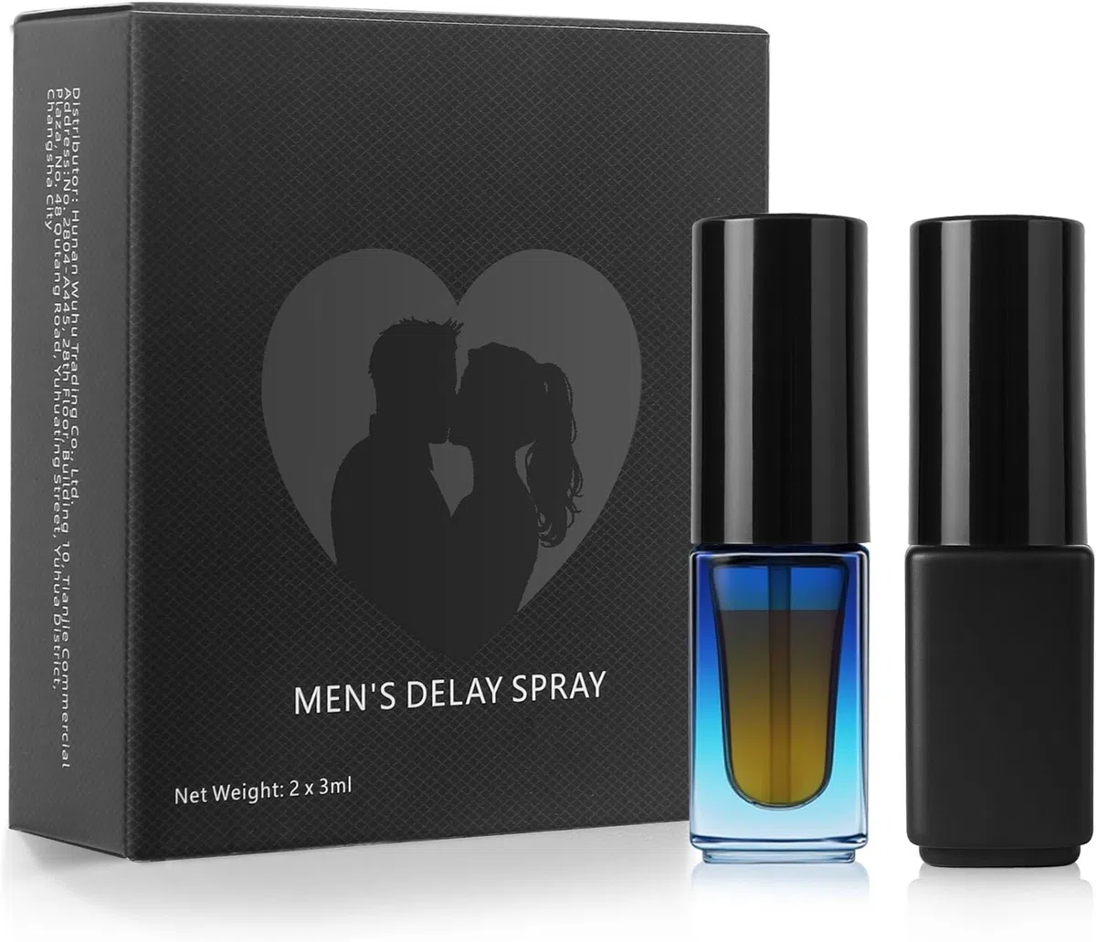 Pack de 2 Spray Retardante para Hombres – Fórmula Herbolaria para Control de Sensibilidad,retardante eyaculación hombre, delay spray Apoyo de Duración Prolongada, Sin Efecto Adormecedor