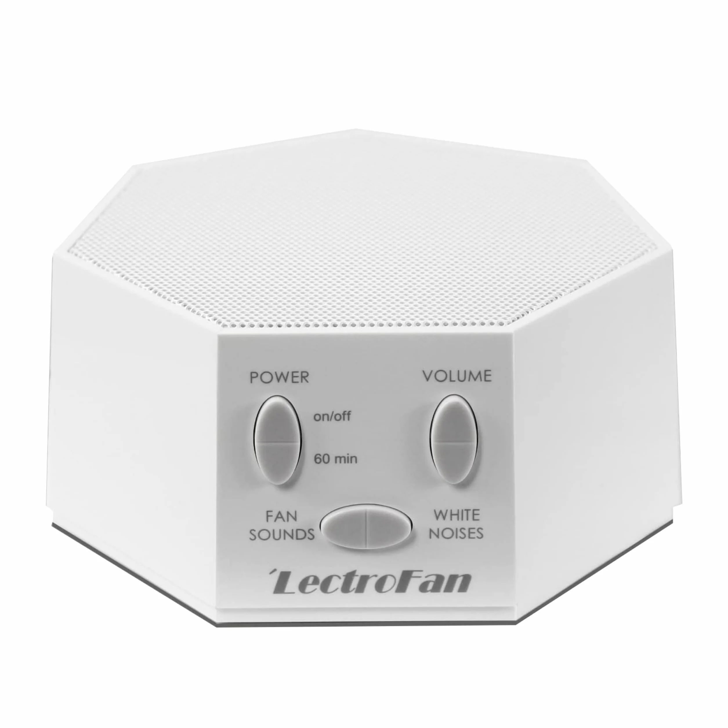 LectroFan Máquina de Ruido Blanco con Sonidos de Ventilador y Temporizador Blanco
