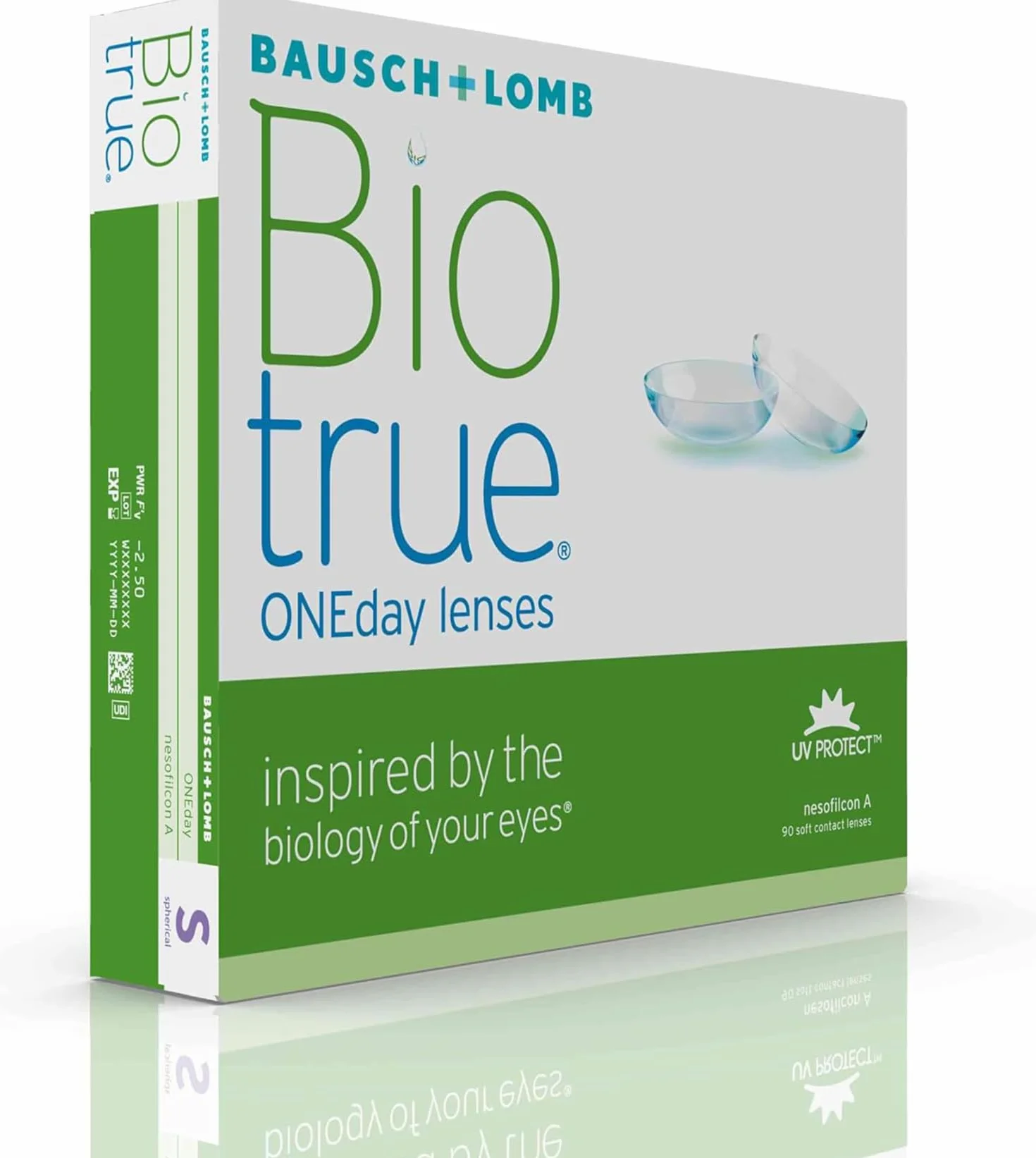 Bausch + Lomb Biotrue ONEday lentillas diarias esféricas 90 unidades 8.6 BC 14.20 DIA -04,25