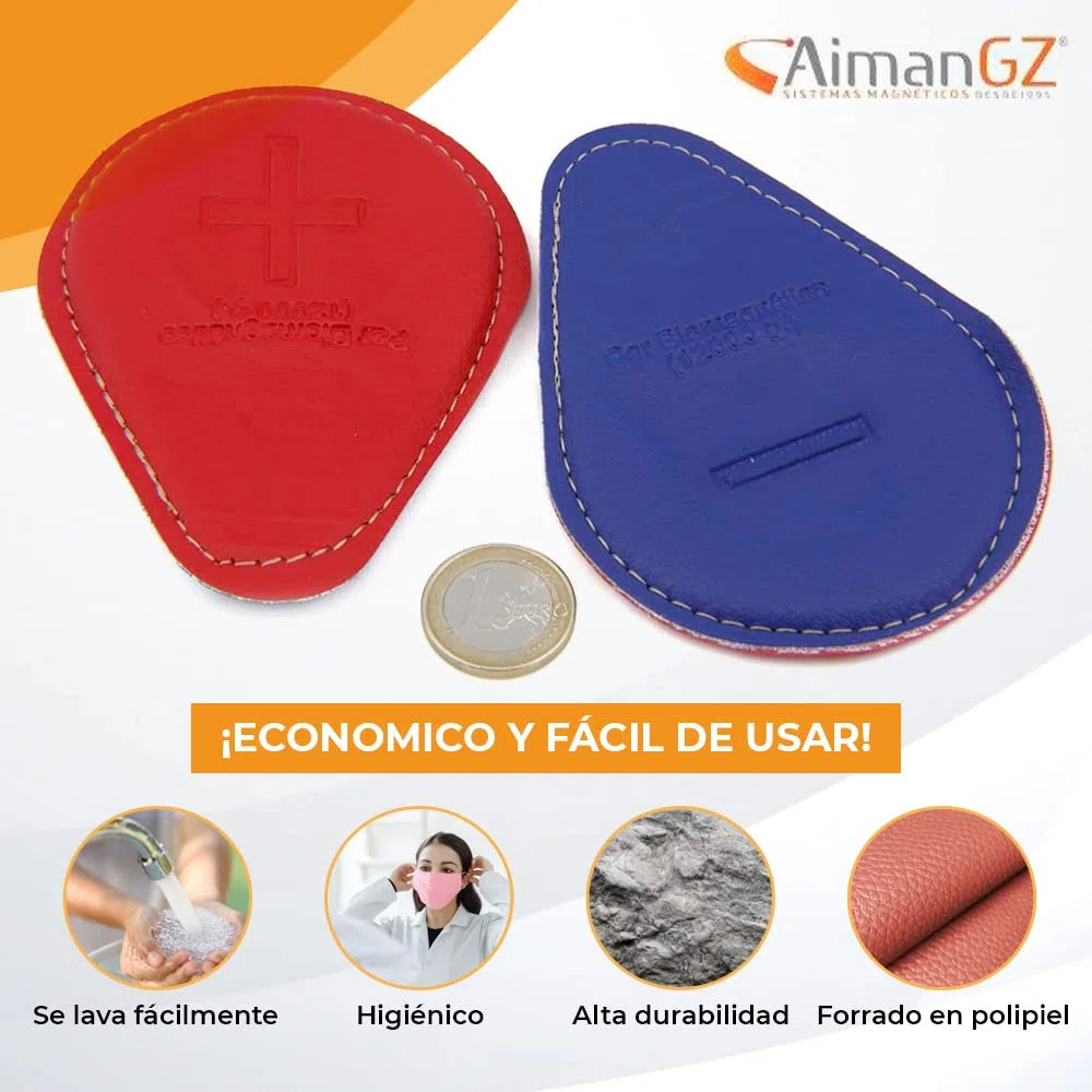 Imanes Neodimio N52 11.5x8.5cm Par Polipiel LAVABLES Pack 2