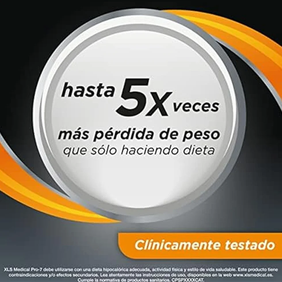XLS Medical Pro7 Pack 1 mes 180 comprimidos Adelgazante Natural