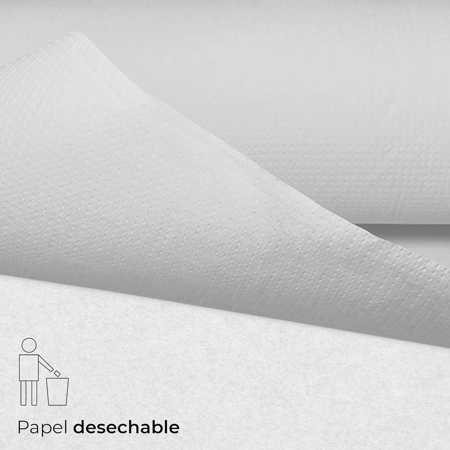 6 Rollos de Papel Camilla para Masaje Ecológico Multicolor 60 cm x 70 m