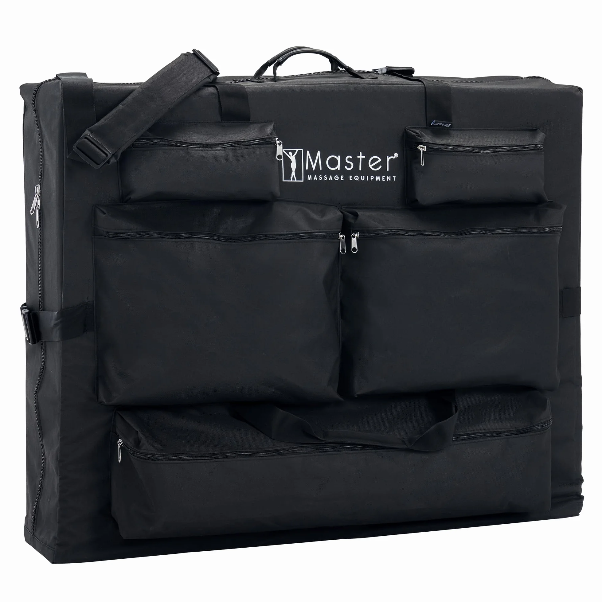 Master Massage - Funda de transporte universal de nailon para mesa de masaje portátil, color negro