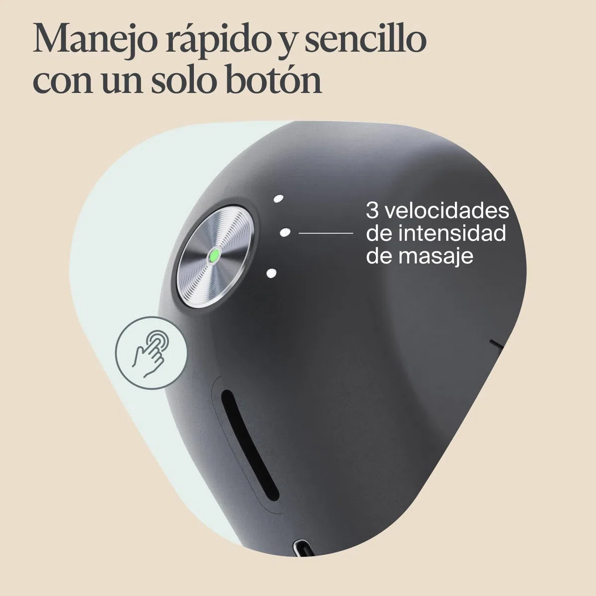 Therabody TheraGun - Mini pistola de masaje para aliviar el dolor, terapia de percusión negra de 3ª generación