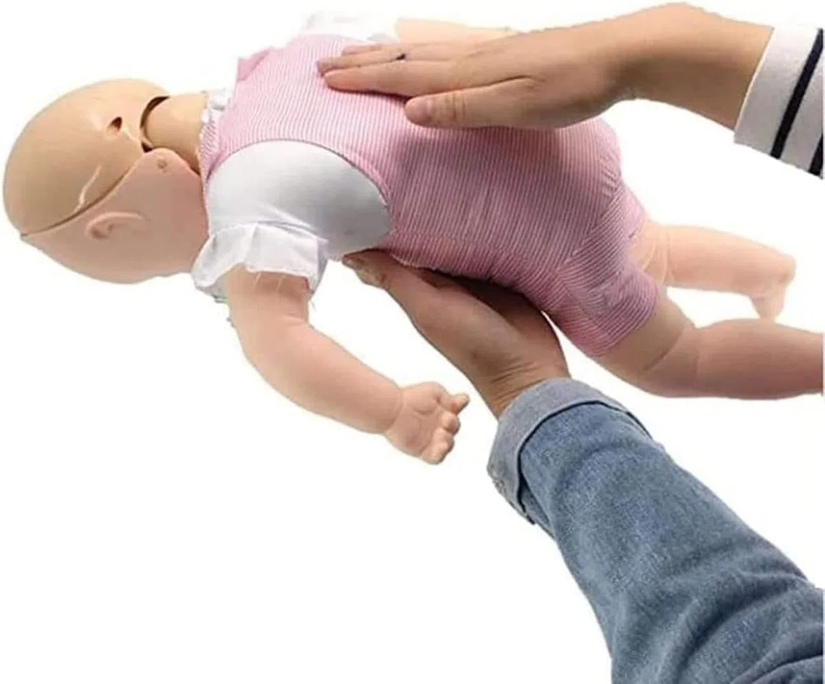 Modelo De Reanimación Cardiopulmonar, Modelo De Primeros Auxilios Para Bebés Entrenamiento De Asfixia Bebés Muñeca Maniquí De RCP Profesional Avanzado Con Maniquí De Entrenamiento De Bolsa O Ayuda