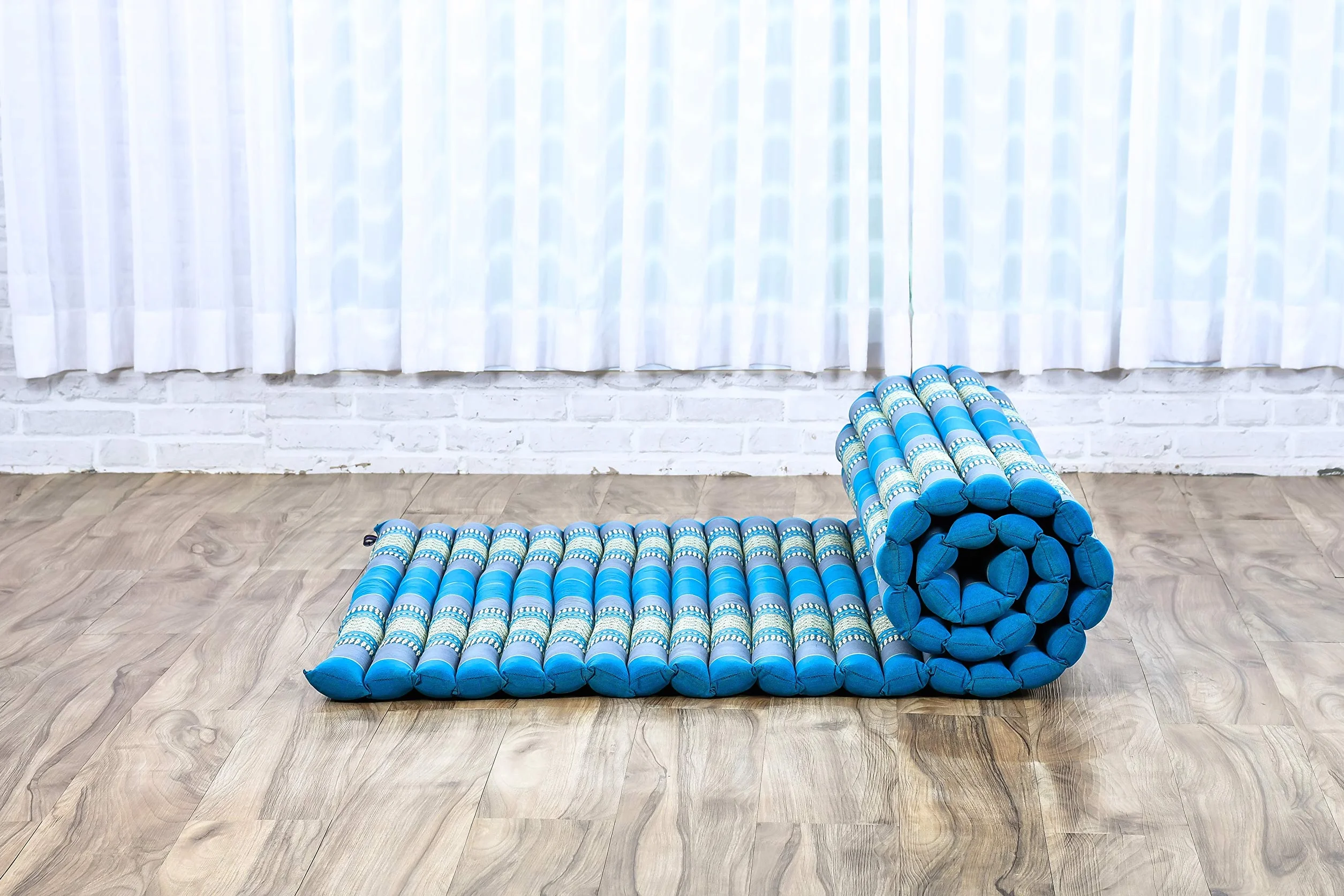 Leewadee Esterilla Thai Enrollable Ancha 190 x 100 cm - Kapok Masaje Thai & Dormir Alternativa Futon