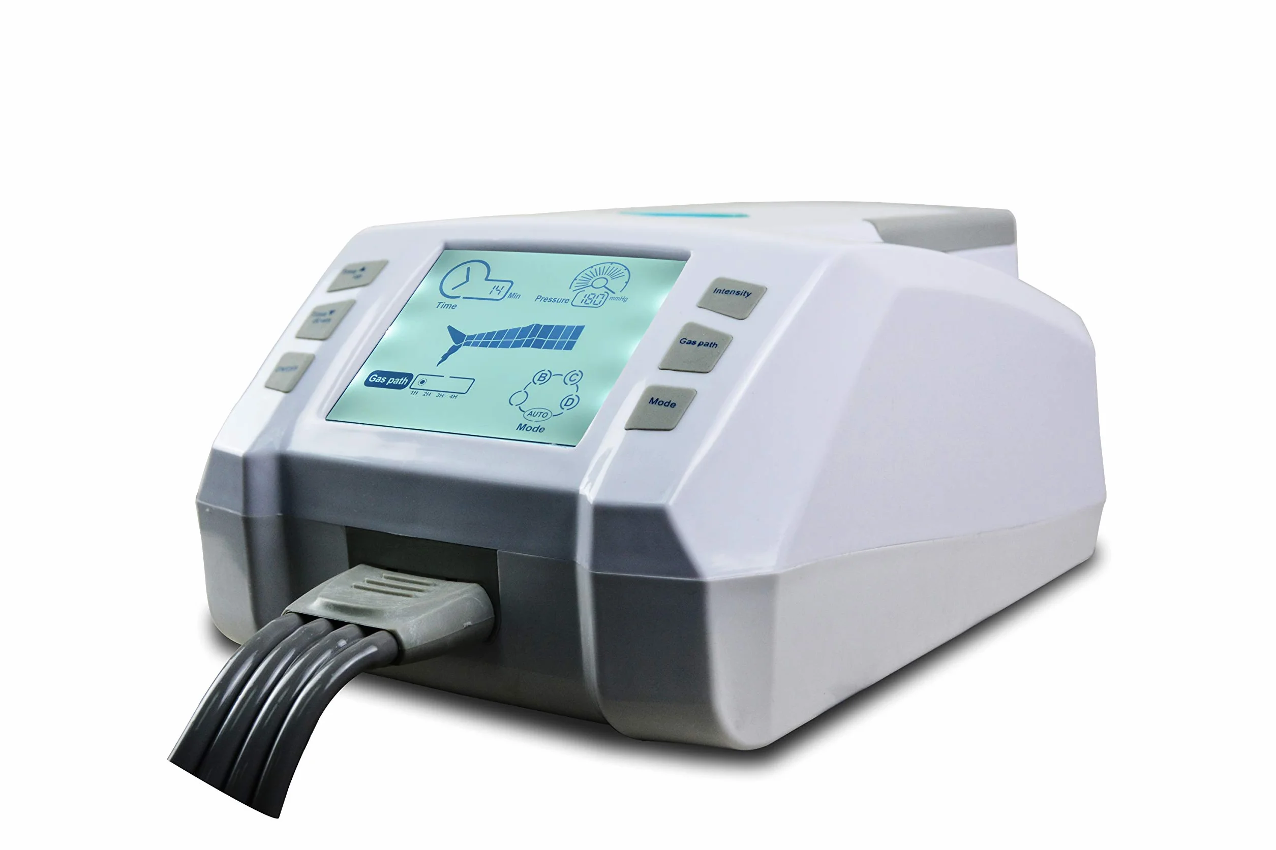 Masajeador de Piernas, Abdomen y Brazo - Equipo de Masaje por Aire Digital con Intensidad Regulable