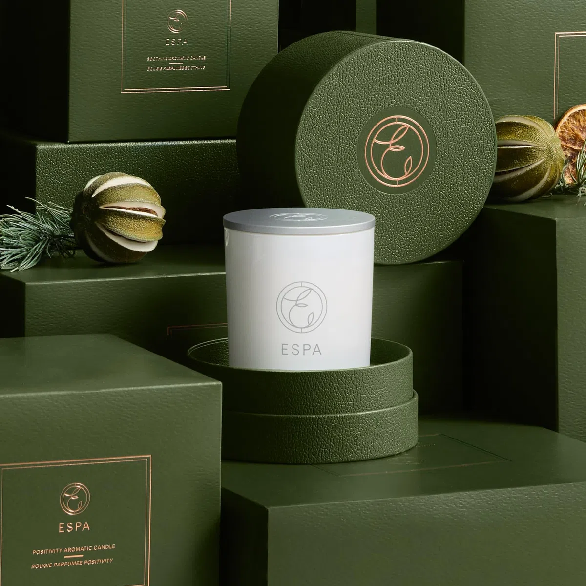 ESPA Vela Energizante 410g Menta Eucalipto Romero