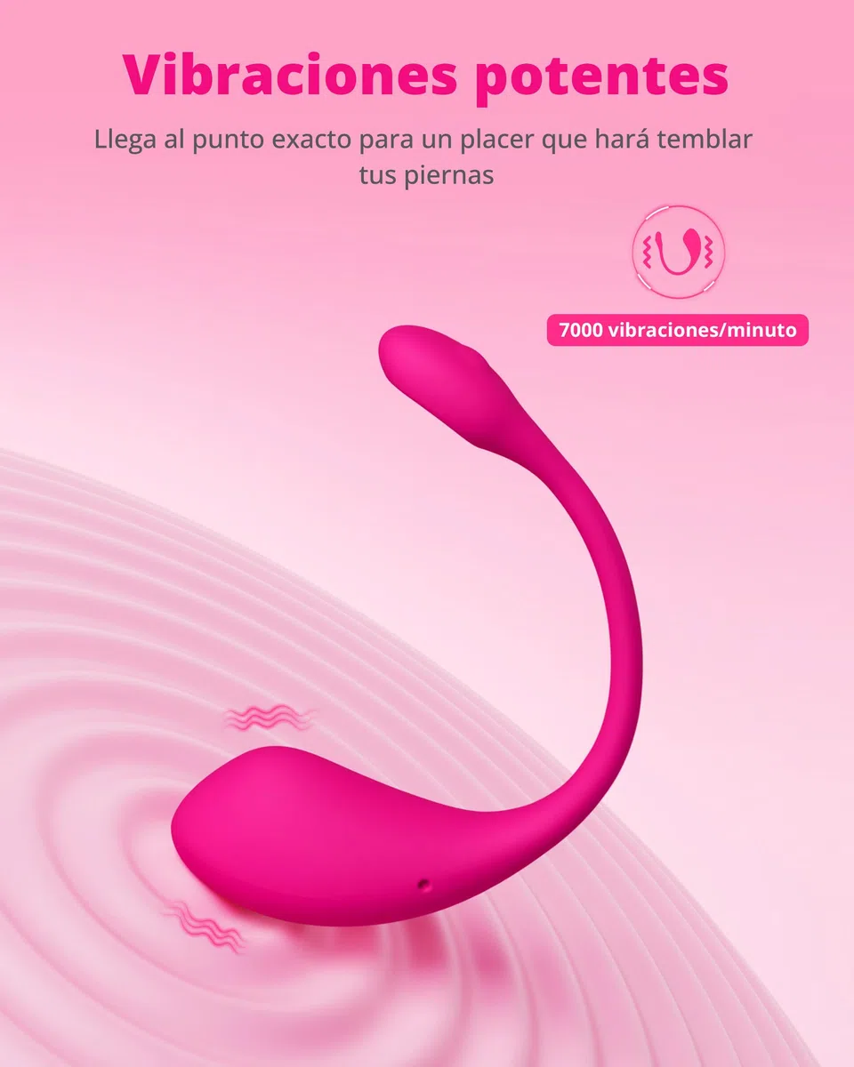 LOVENSE Lush 2 Oeuf Vibrant Connecté pour Femme, Vibromasseur Bluetooth avec Contrôle à Distance via Application, Stimulateur Point G Puissant, Jouet Connecté pour Couple