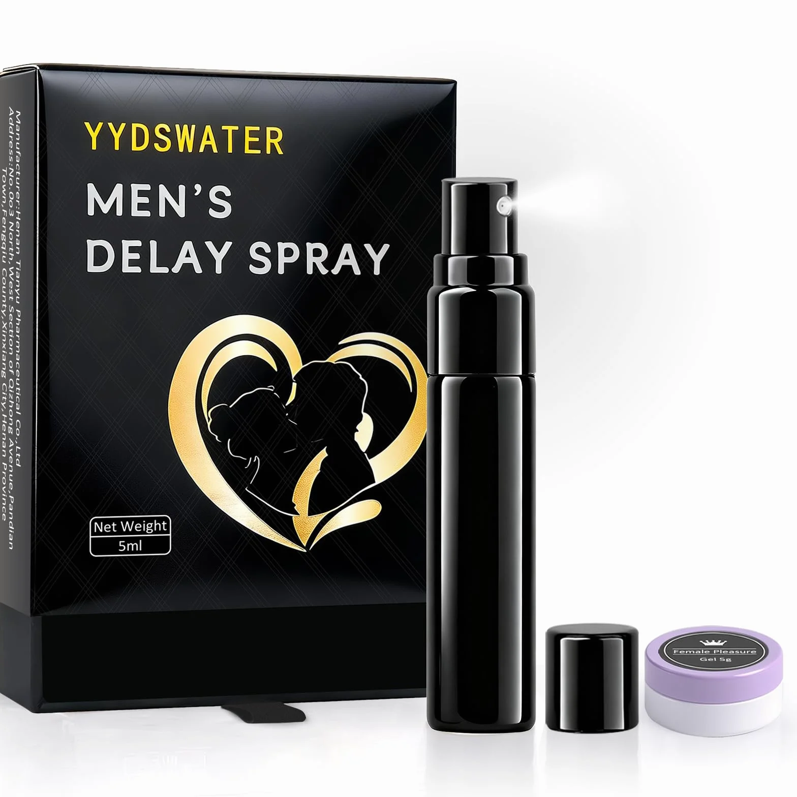 Spray Retardante para Hombre - Alarga la Duración, Sensación Natural - Con Extractos Botánicos, Sin Adormecer - Para Uso Externo - 5 ml