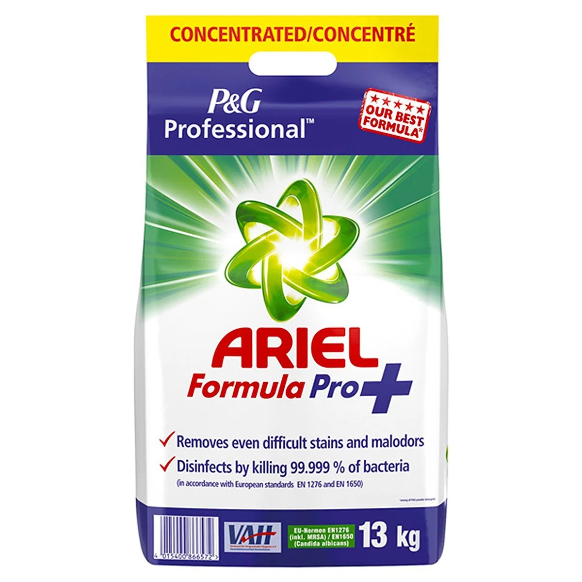 Bolsa ecológica Ariel Formula Pro Plus Concentrate, 13 kg