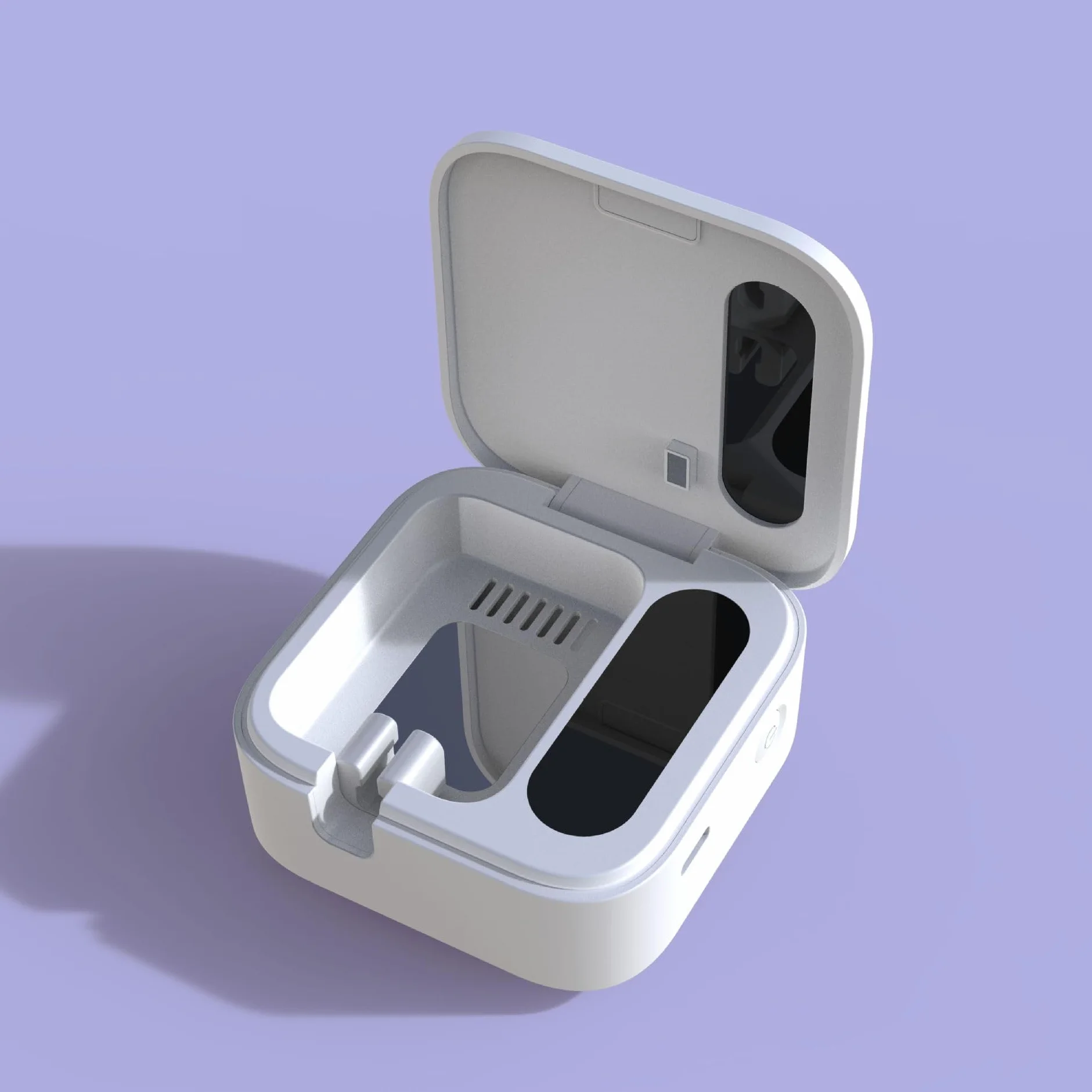 Cepillo de dientes desinfectante UV, soporte portátil con temporización, recargable inalámbricamente, 1000 mAh, montado en la pared para baños, funciones de protección