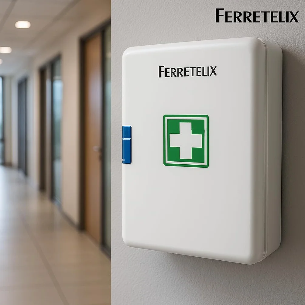 Ferretelix® Botiquín Primeros Auxilios Armario 40x32x18 cm Homologado