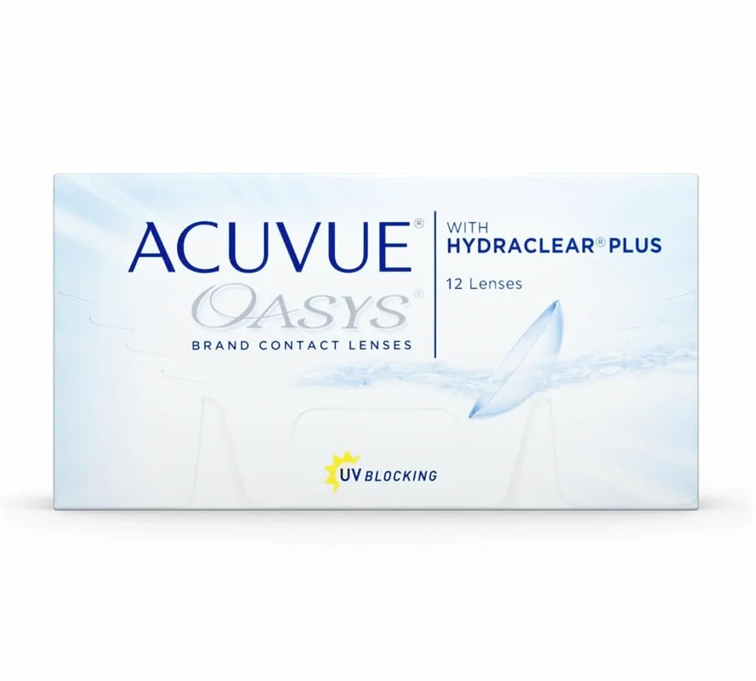 ACUVUE® OASYS with HYDRACLEAR® PLUS - Reemplazo Quincenal - protección UV - 12 lentes