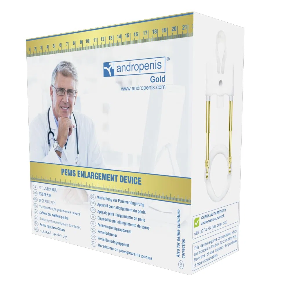 Andropenis Gold, alargador de pene médico para el alargamiento del pene, alargador de pene