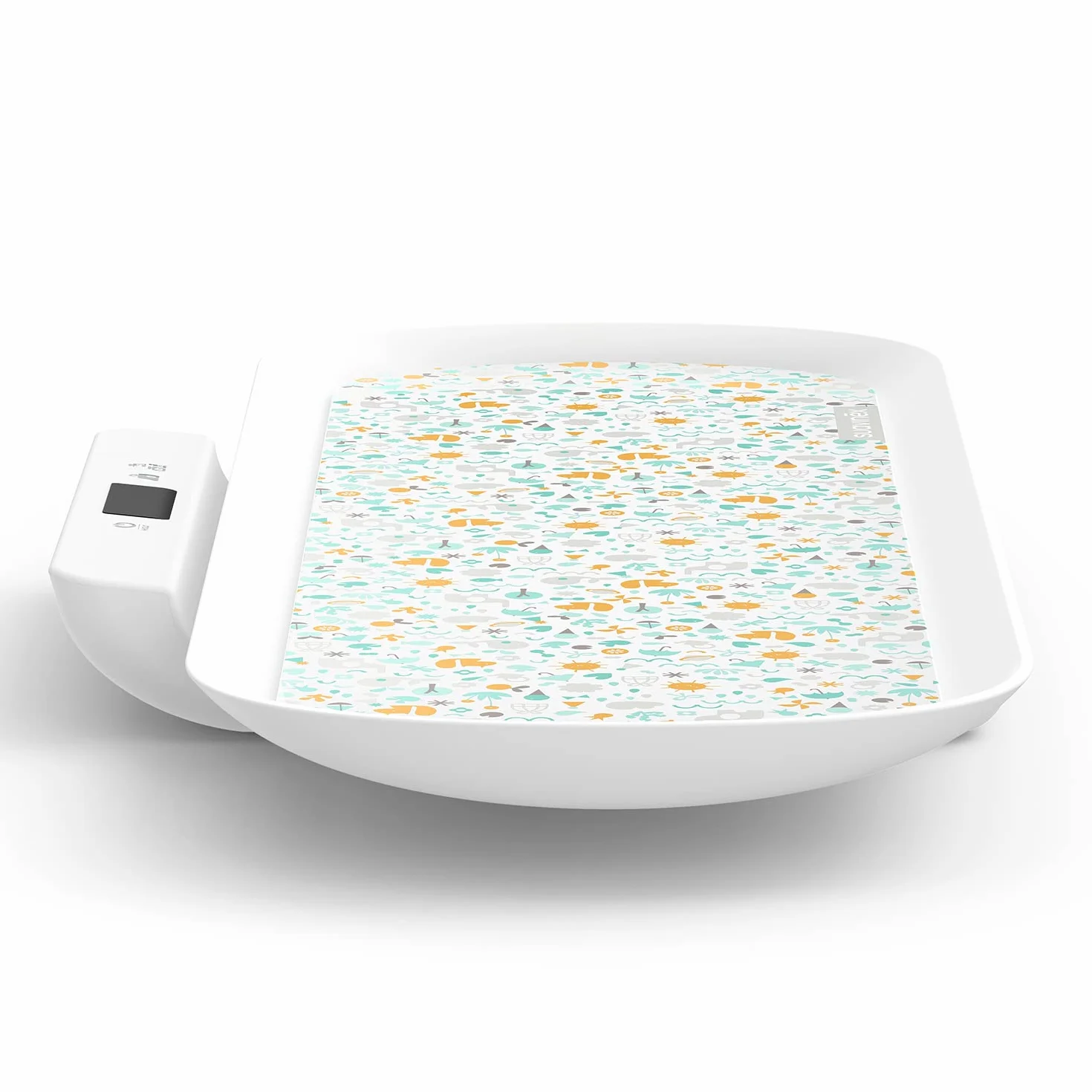 Suavinex Báscula Digital para Bebés y Adultos de Gran Precisión 1-100 kg con Bandeja Desmontable Blanco