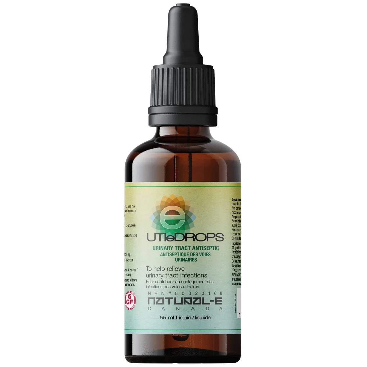 UTI E-Drops Tratamiento Natural para la Infección del Tracto Urinario. Elimina con Rapidez Ardor Picazón y Malestar de Infección de Orina. Concentración del Extracto de Enebro Eficaz Contra Bacterias