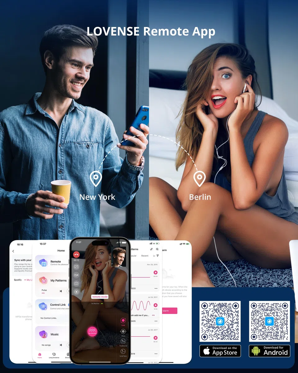 LOVENSE Maquina Sexual Automática, Vibradores Consoladores Control Remoto App, Juguetes Sesxuales para Los Dos
