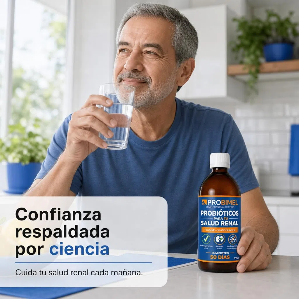 Nefro Complemento Alimenticio para la Salud Renal 500Ml - Probiótico para Apoyar el Eje Intestino Riñón - Apoyo Nutricional para Personas con Enfermedad Renal Crónica (250ml)