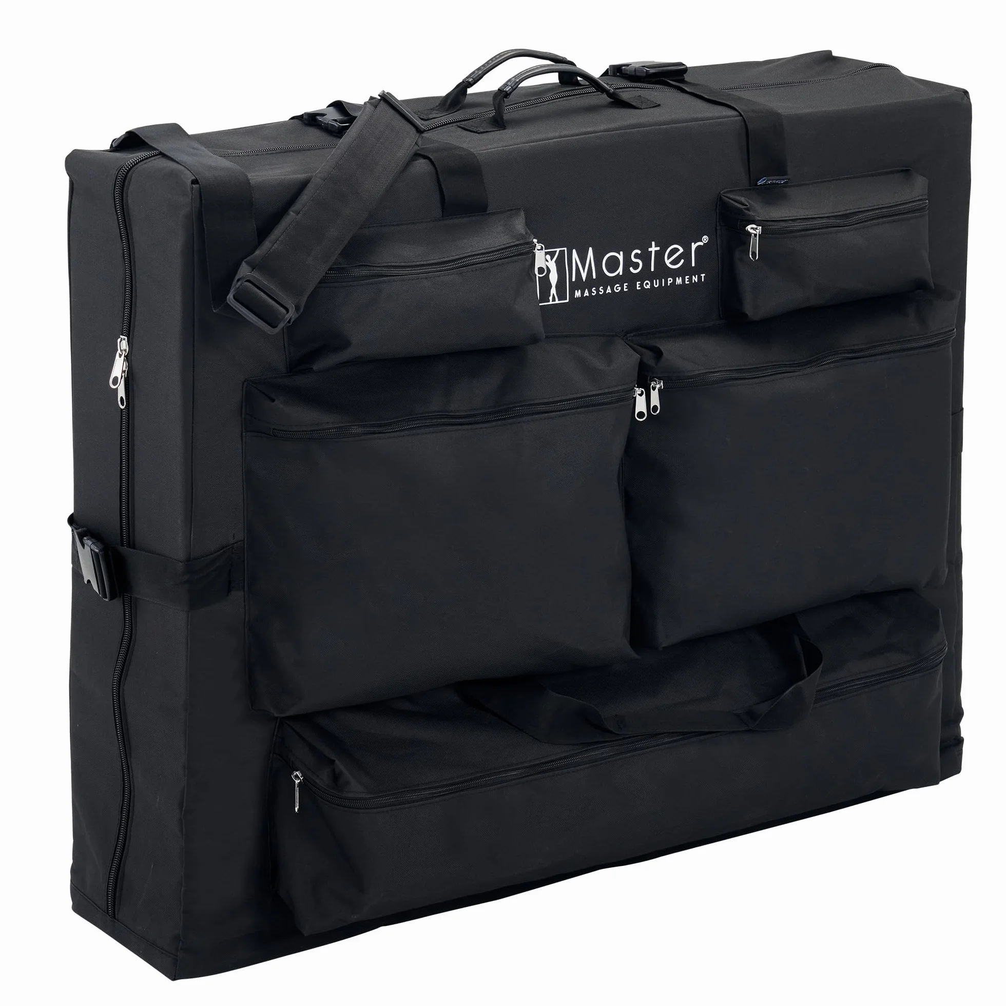 Master Massage - Funda de transporte universal de nailon para mesa de masaje portátil, color negro