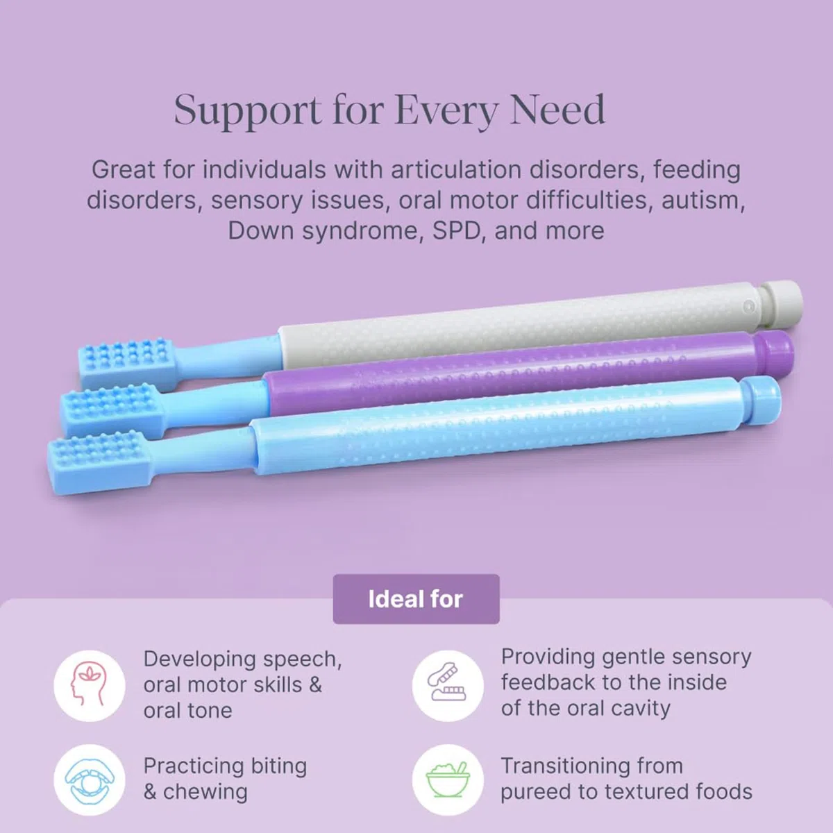 ARK's Z-Vibe Oral Stimulator for Speech & Feeding (Royal Blue)