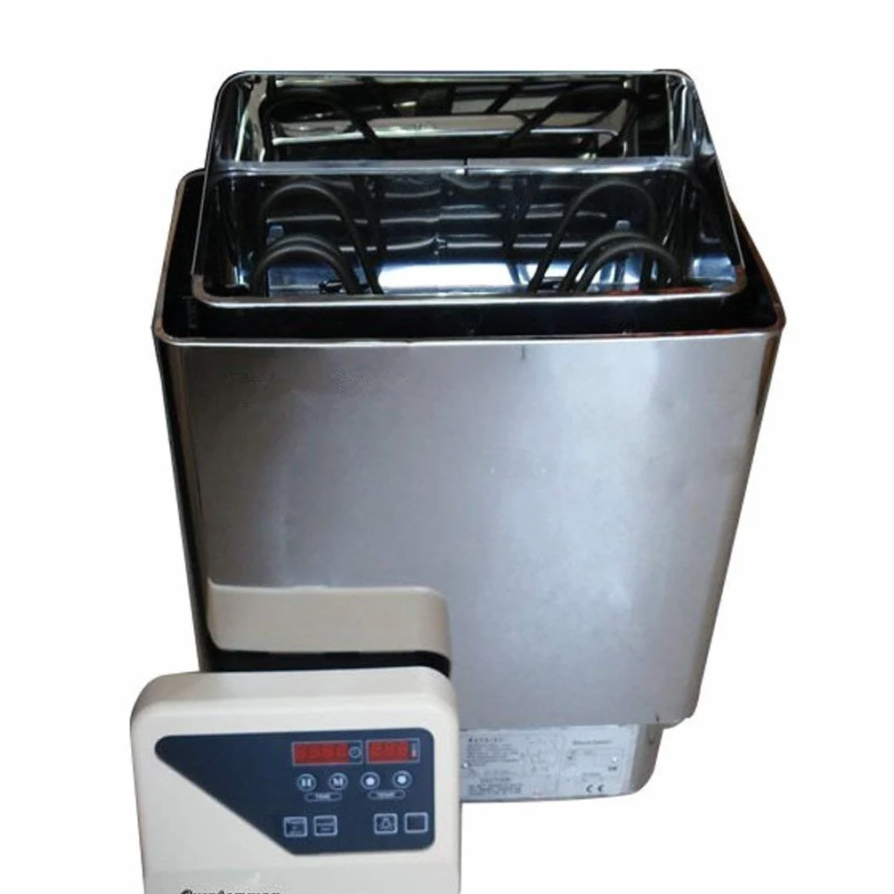 Elemento calefactor de acero inoxidable para estufa de sauna, para casa, hotel, club de sauna (3000 W)