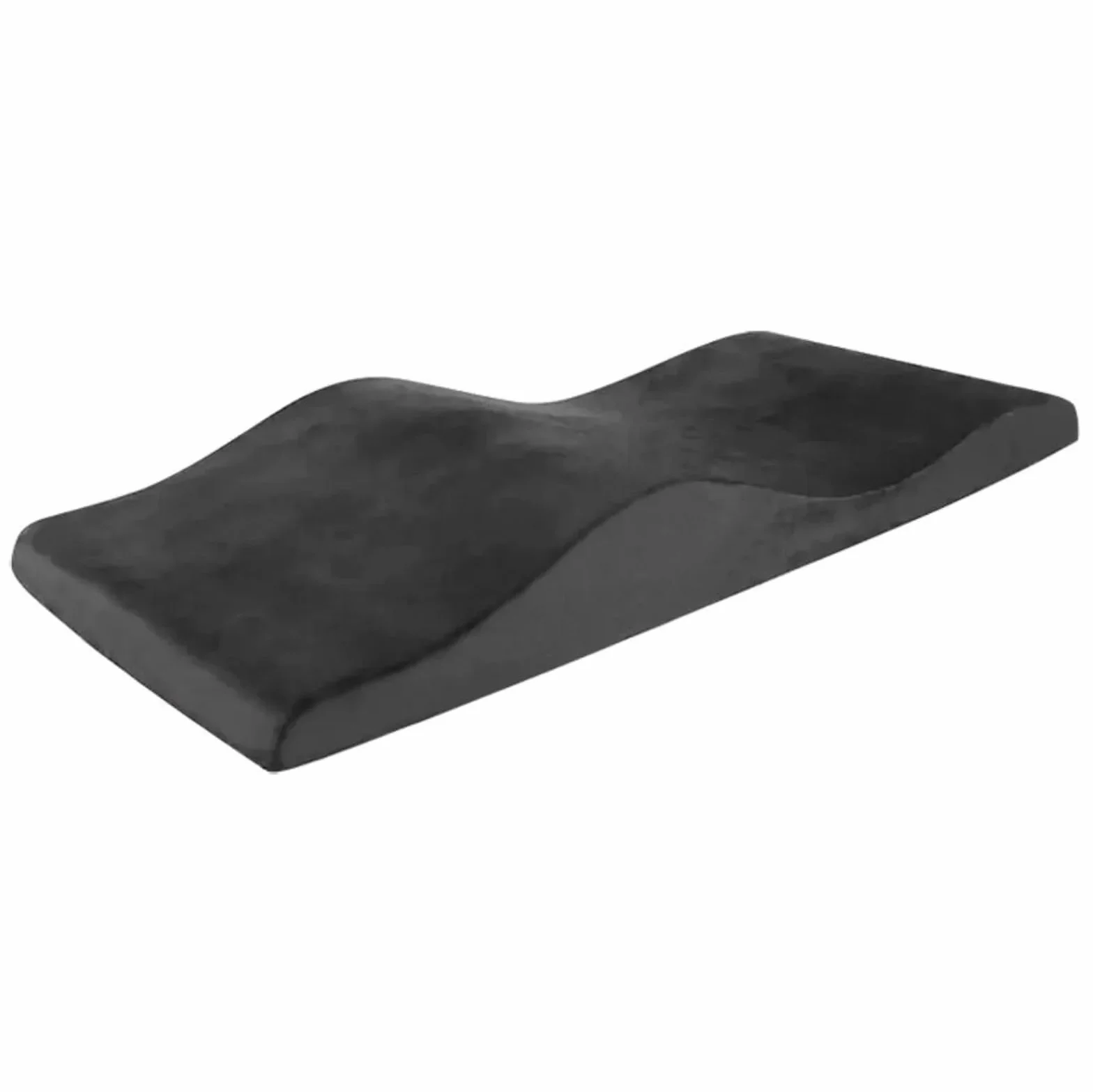 ColchóN para Camilla De Masaje Cama de Masaje Curvada con extensión for salón de Belleza, colchón de Terciopelo for Mesa de masajes para SalóN De Belleza(Black Mattress)