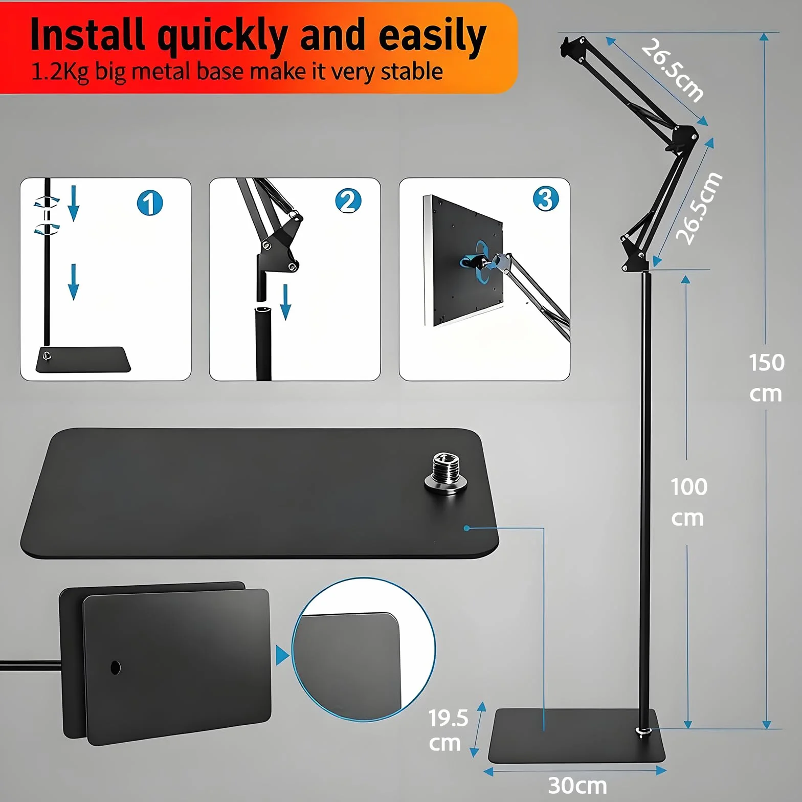 Lámpara de luz roja para cobertura corporal completa con panel infrarrojo, 225 LED de 660 nm y 850 nm, 31 x 31 cm, 5 niveles de brillo y 6 temporizadores, con modo de pulso de 10 Hz (Plata)