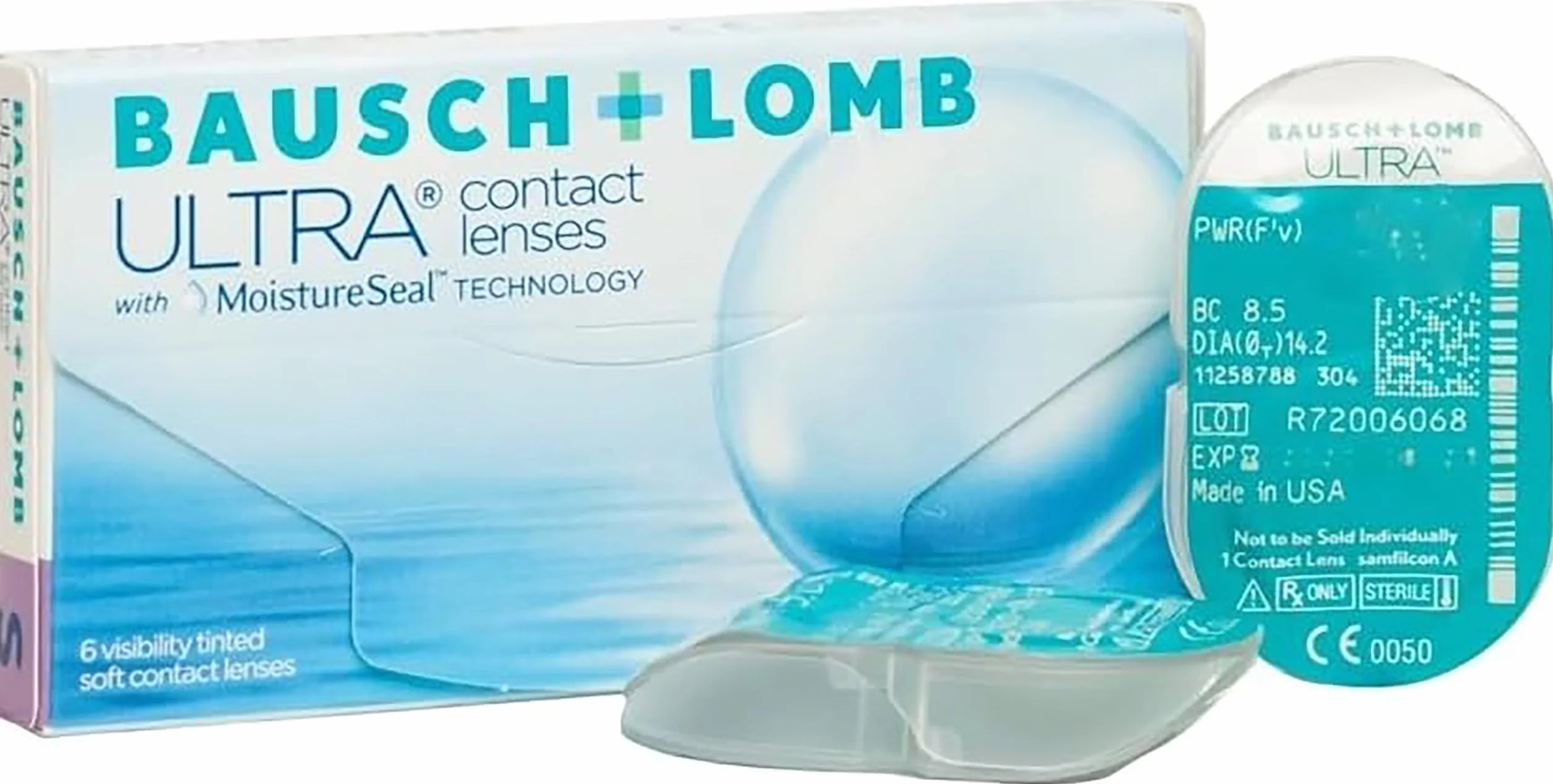 BAUSCH + LOMB ULTRA lentillas mensuales esféricas 6 unidades -4,50 8.5 BC 14.20 DIA