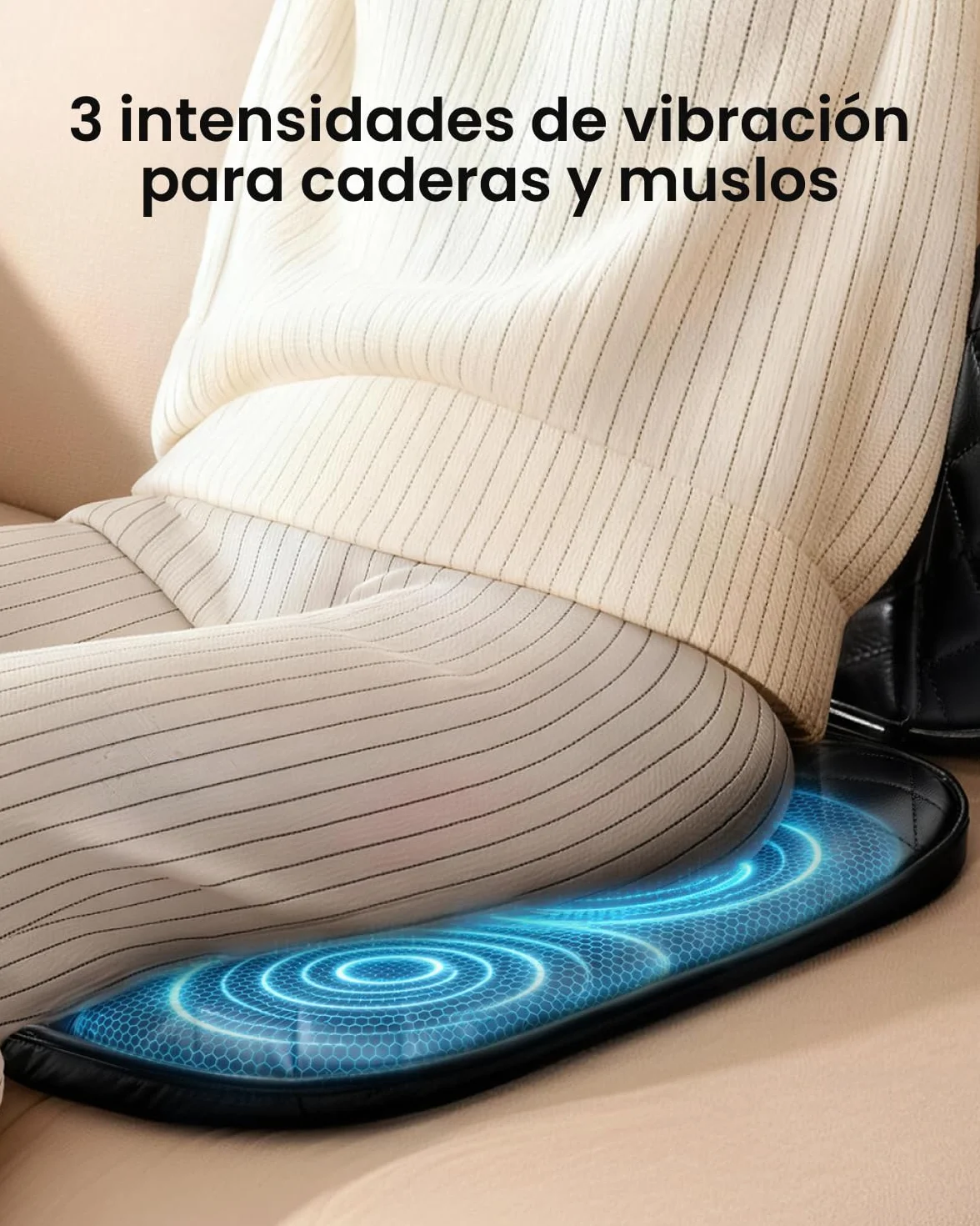 RENPHO Masajeador de Espalda Eléctrico Cojín Shiatsu con Calor Ajustable