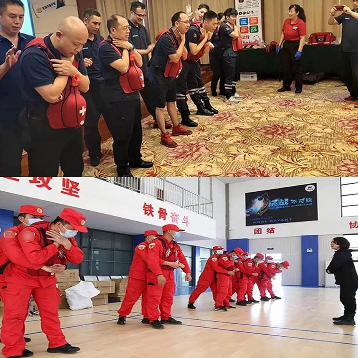 Heimlich - Chaleco de entrenamiento antiasfixia, herramienta de práctica de maniobra para RCP y primeros auxilios, esencial para enfermeras, EMT, estudiantes y entrenamiento de respuesta de emergencia
