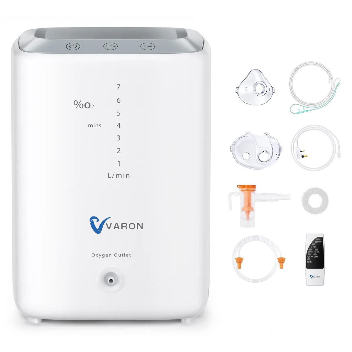 Dispositivo de oxígeno para el hogar 1-7 l/min Concentrador de oxígeno continuo ajustable para el hogar 30%-90% Generador de oxígeno para el hogar