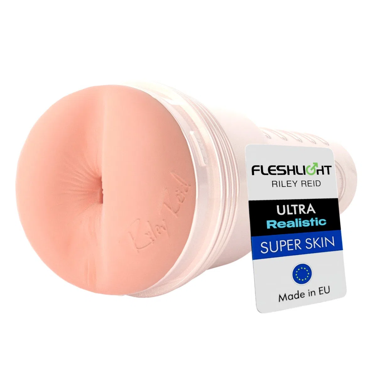 Fleshlight - Riley Reid - Masturbador Masculino Real - Textura Euphoria - Sensación Extrema - Diseño Interior Estrecho y en Espiral Acanalado - Fácil de Limpiar