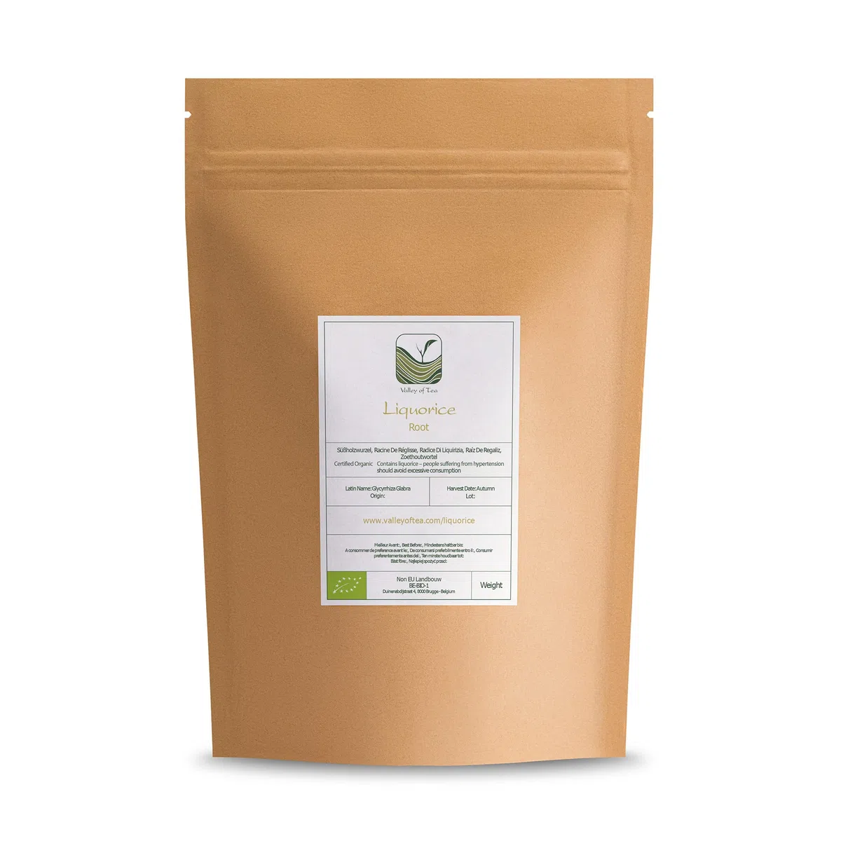 Regaliz Orgánico Infusión Raíz - Realza El Sabor De La Comida - Magnífica Infusión-Golosina - U Orozuz Raíces - Orosús Bio - Glycyrrhiza Glabra
