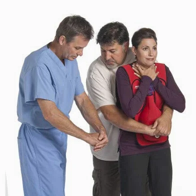 Act+Fast Anti Choking Trainer Red - Simulador de maniobra de Heimlich y Paquetes Interescapulares (Adulto)