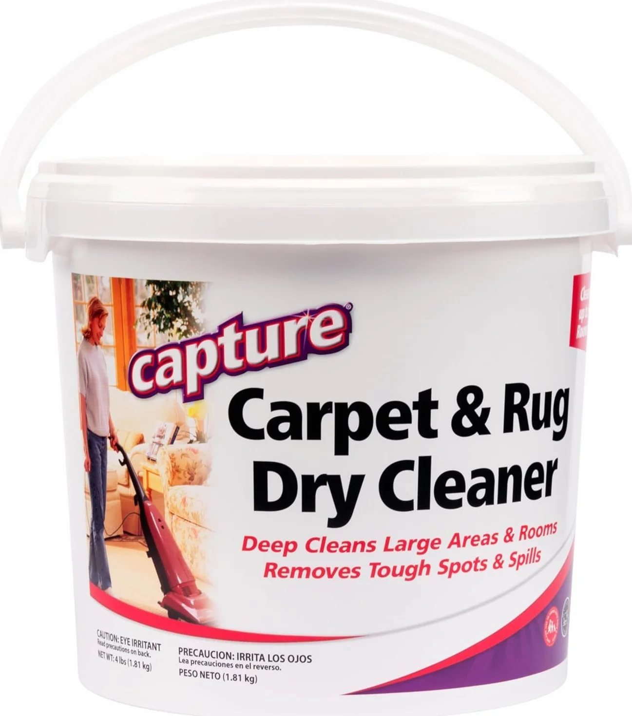 Capture - Cubo de limpieza en seco para alfombras