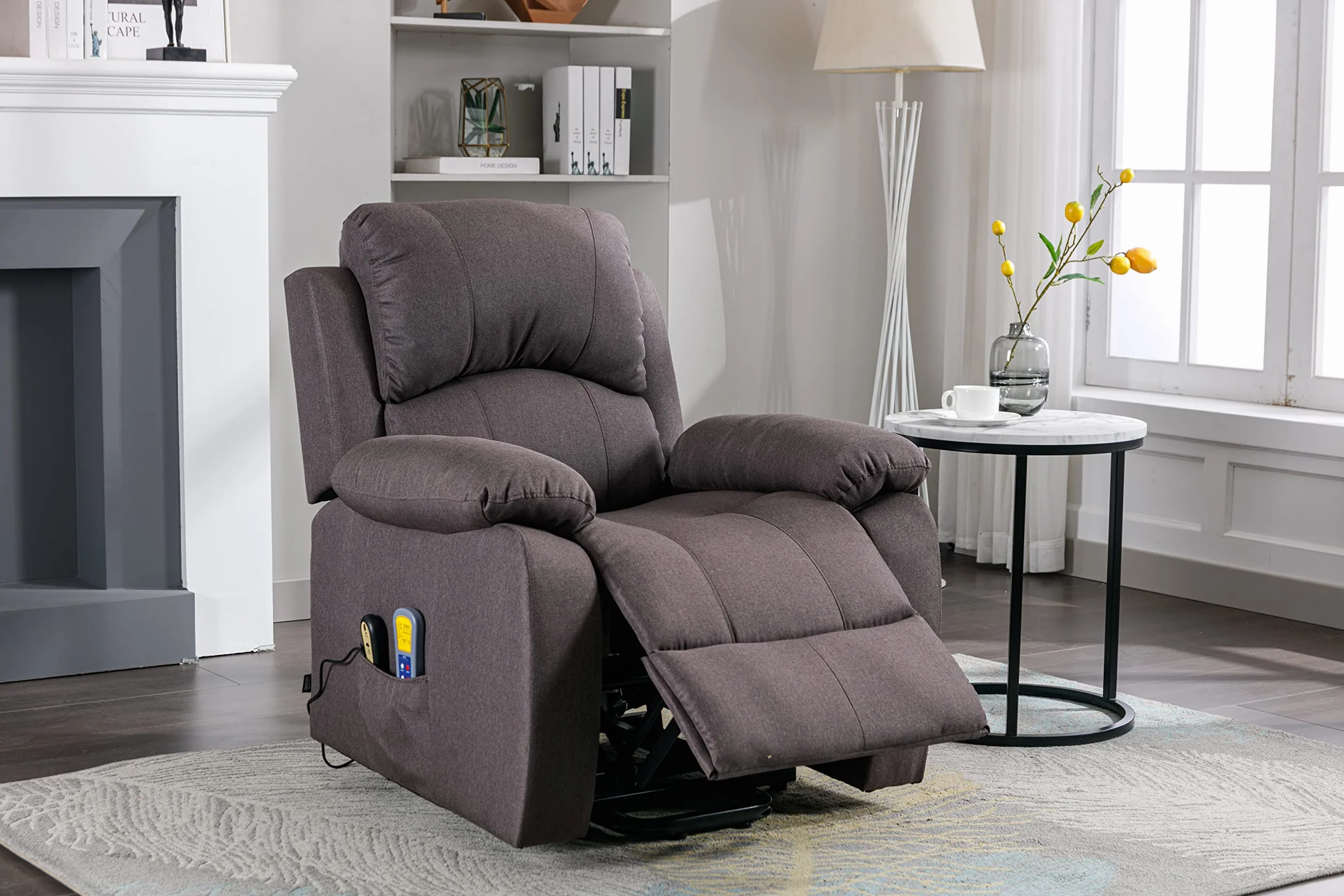 Astan Hogar Sillón Relax Eléctrico con Función Auto-Ayuda, Masaje y Termoterapia Modelo Ramón AH-AR30920MR