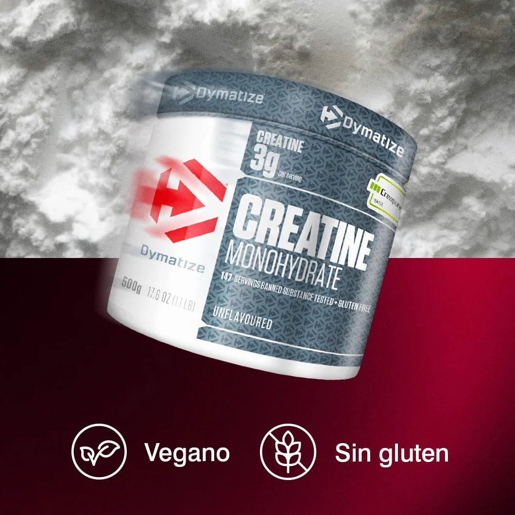 Dymatize Creatine Monohydrate Unflavoured Powder 500g Creapure Creatine