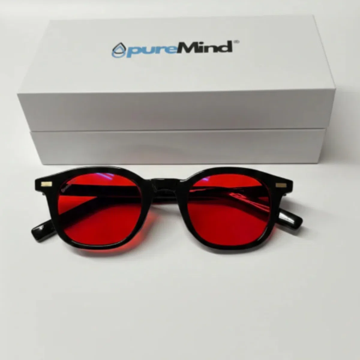Puremind Gafas Bloqueadoras de Luz Azul con Lente Naranja– Protección Pantalla Ordenador + Antifatiga + Mejora del Sueño + Montura Gris Unisex – Gafas para Luz Azul