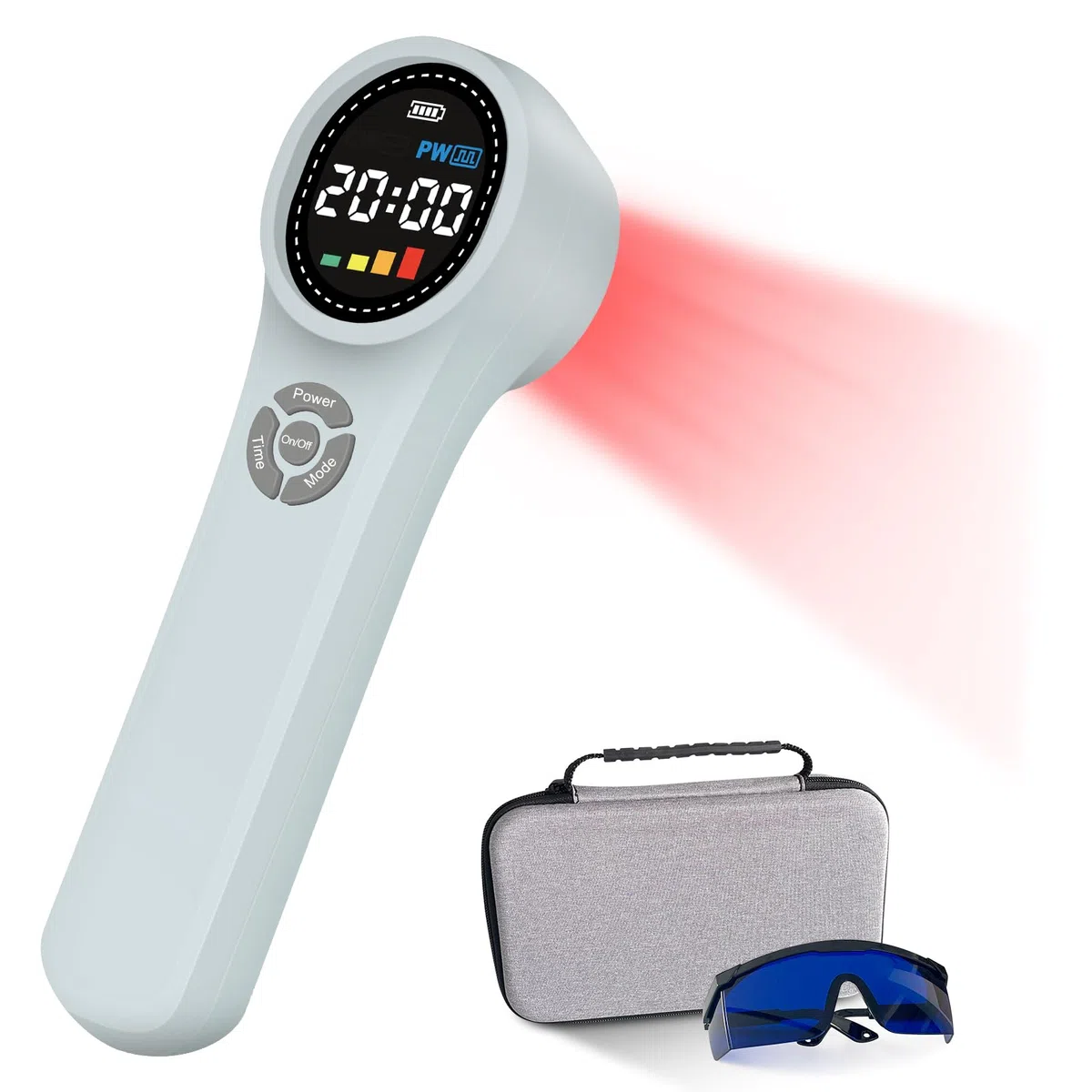 Terapia de luz roja portátil, 4x980nm 4x810nm 16x660nm, Los dispositivos de terapia de luz roja, Terapia de luz infrarroja, Máquina de terapia para el cuerpo para relajar el cuerpo y aliviar el dolor