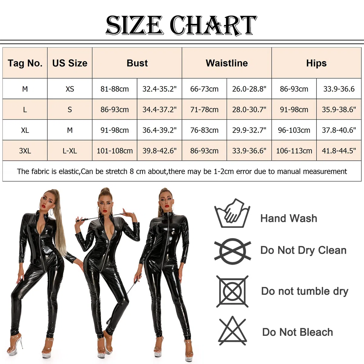 FEOYA Body sexy de piel sintética para mujer, aspecto mojado, vestido ajustado para mujer, ropa de noche, club, baile, fiesta, disfraz