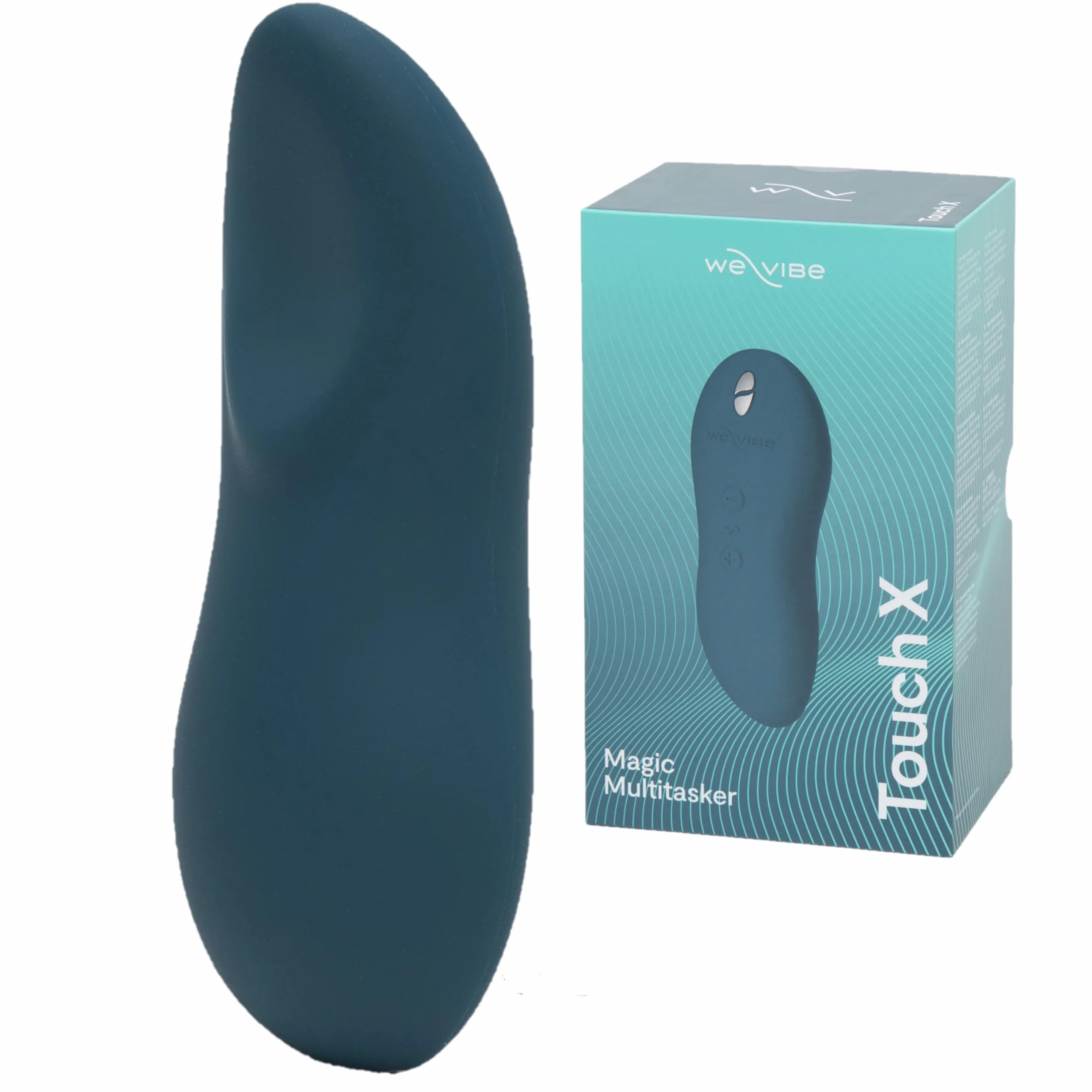 We-Vibe Touch X - Travel Vibrador mini estimulador del clítoris, vibración potente, tamaño compacto, silencioso, 100% impermeable