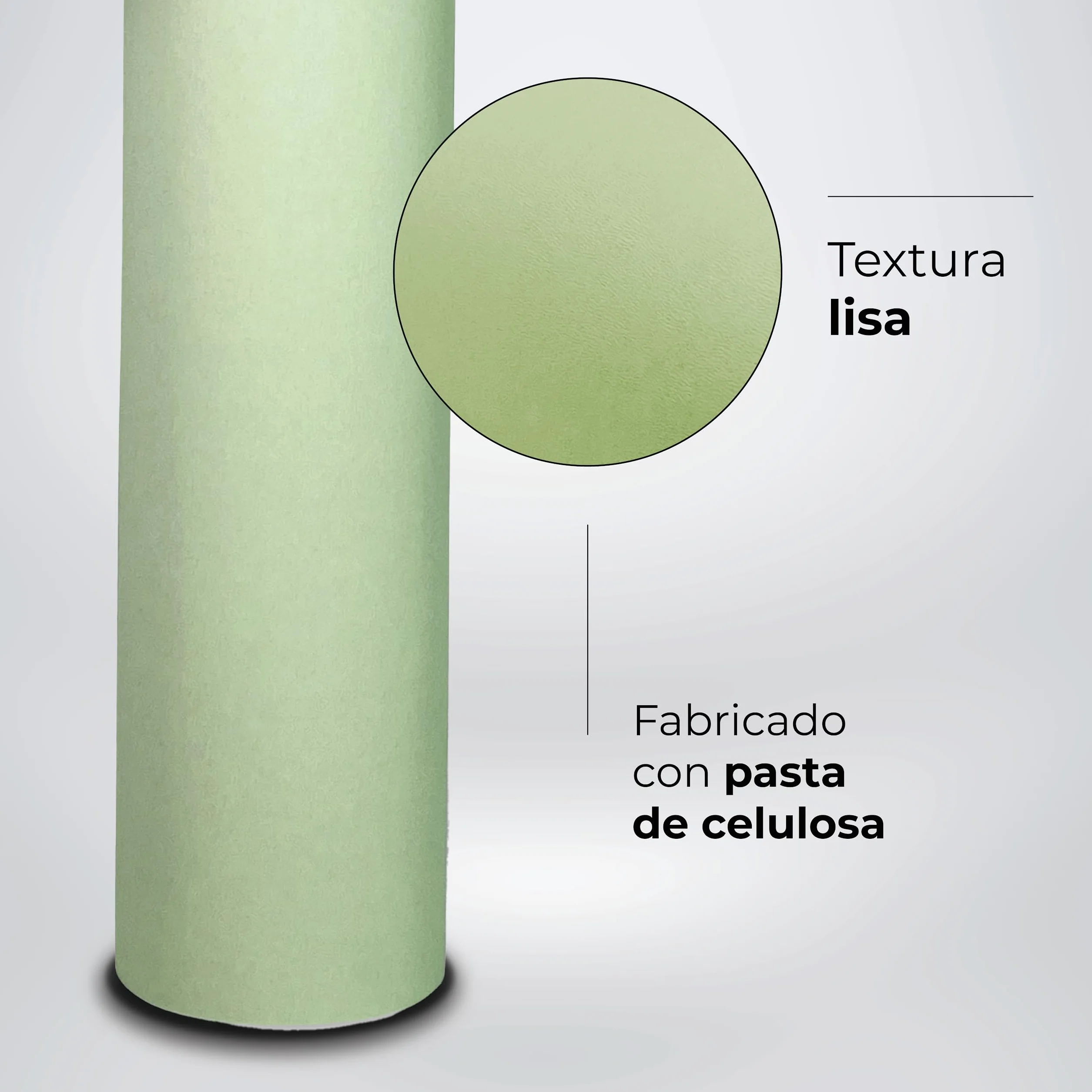 Papel Camilla Verde 1 Capa 59 cm x 70 m 6 Rollos - Papel de Camilla Estética Masaje