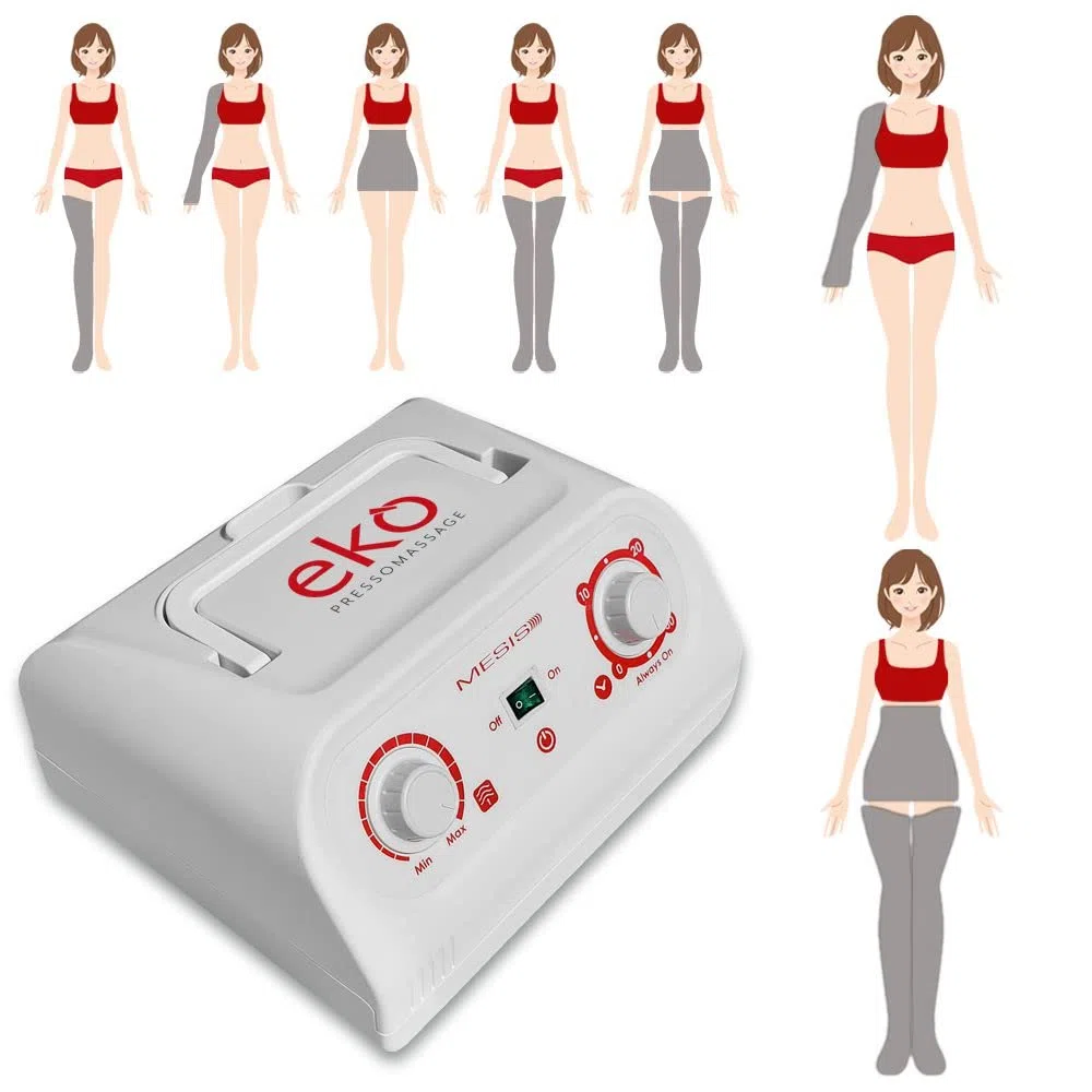 MESIS Pressomassage Ekò dispositivo de masaje Pro (con 2 botas, Kit Slim Body y 1 manga)