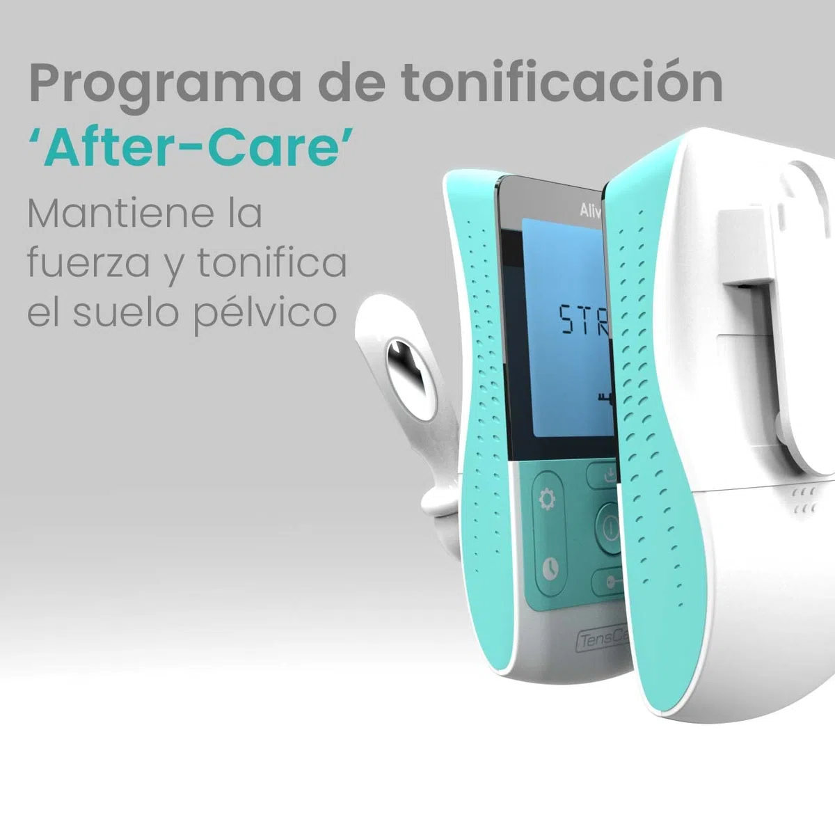 TensCare Alivia. Ejercitador de Suelo Pélvico con Programas EMS Clínicamente Probados. Dispositivo para Combatir la Incontinencia y Aliviar el Dolor Menstrual, Endometriosis y Dismenorrea
