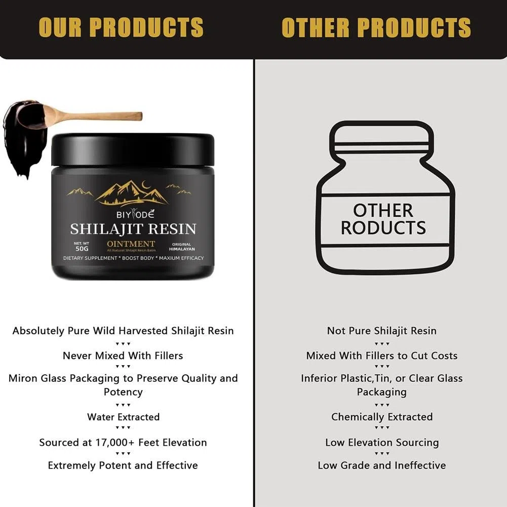 Altai Shilajit Resina, 50 g, más de 80 oligoelementos de las montañas de Altai