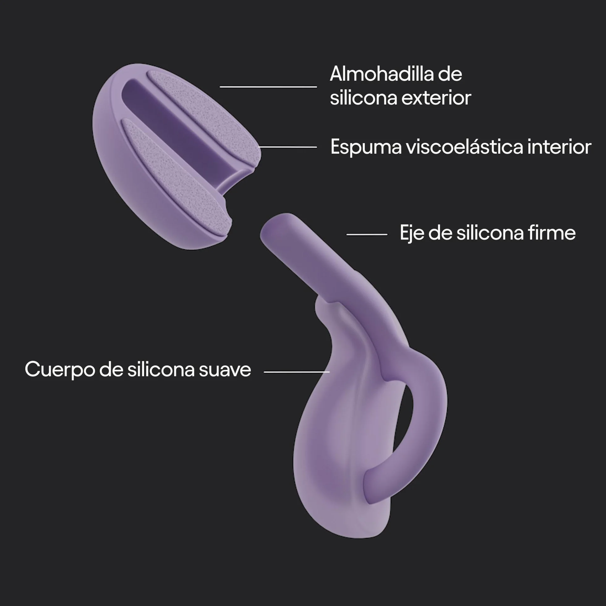 Loop Dream Tapones de silicona espuma viscoelástica para dormir Reducción de ruido 27 dB SNR